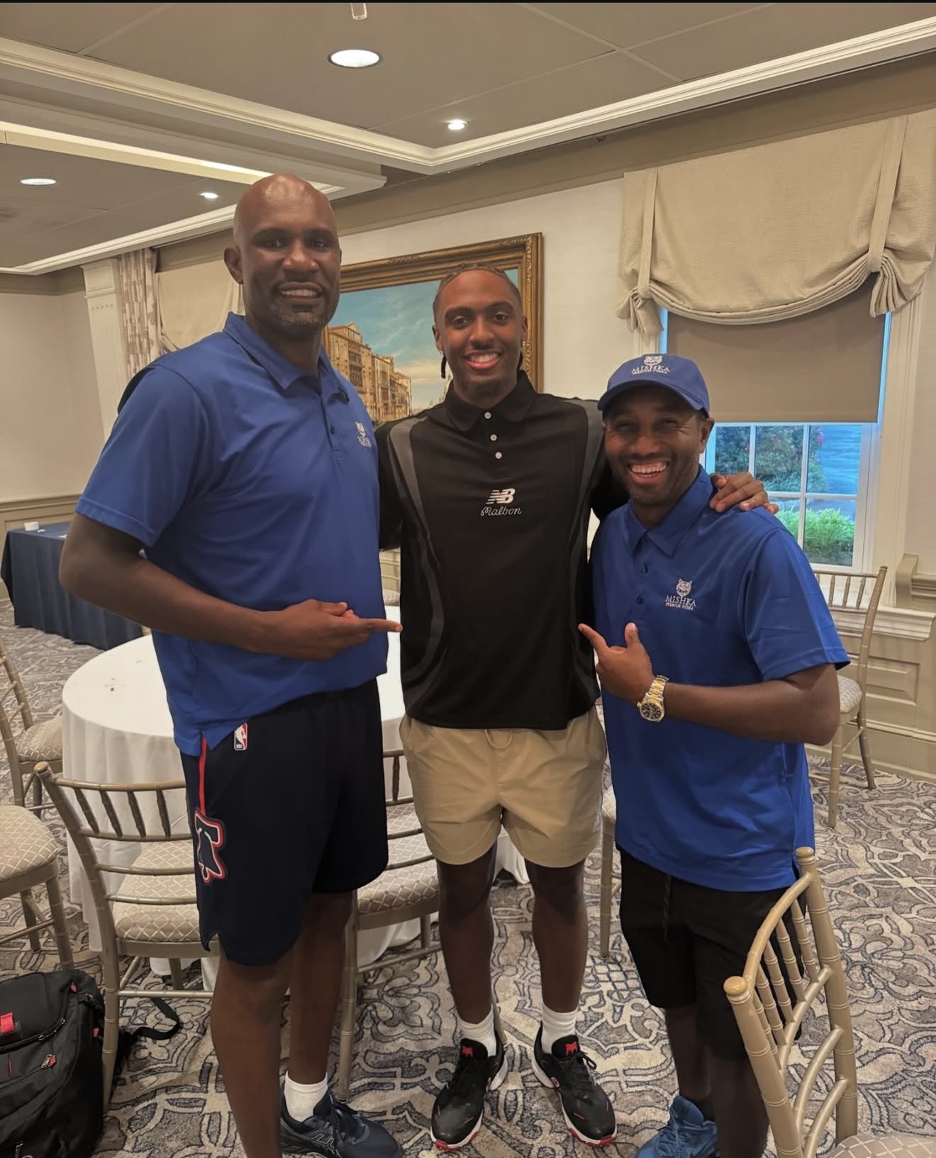 Jumaine and Russell in Mishka gear